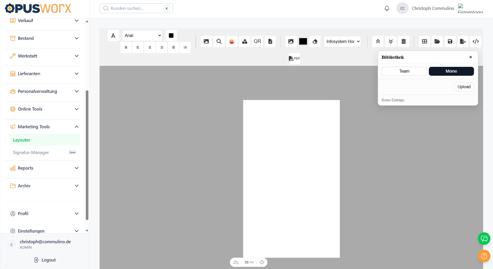 Dokumente – Layout-Editor