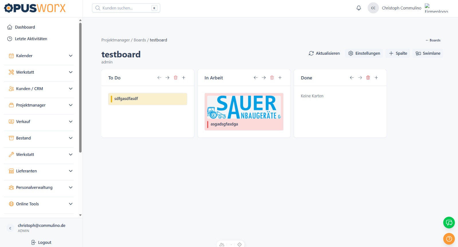 Projektboards – Kanban Board